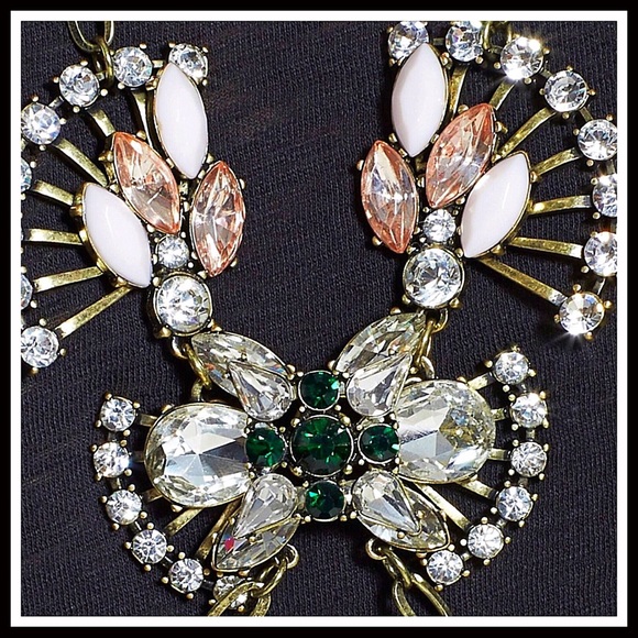 BOHEMIAN JEWEL CRYSTAL BODY BOHO FESTIVAL NECKLACE A3C - Picture 5 of 8